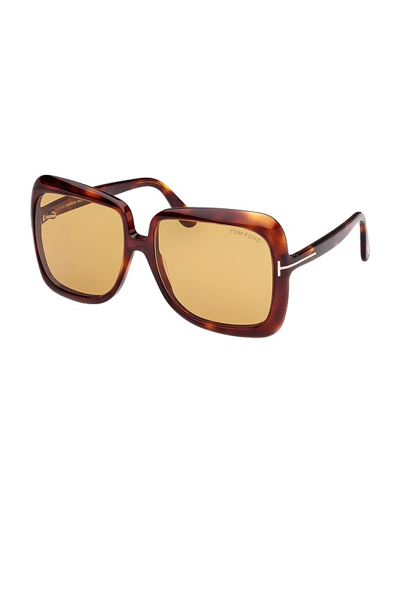 view 2 of 3 Lorelai Sunglasses in Shiny Vintage Havana & Amber