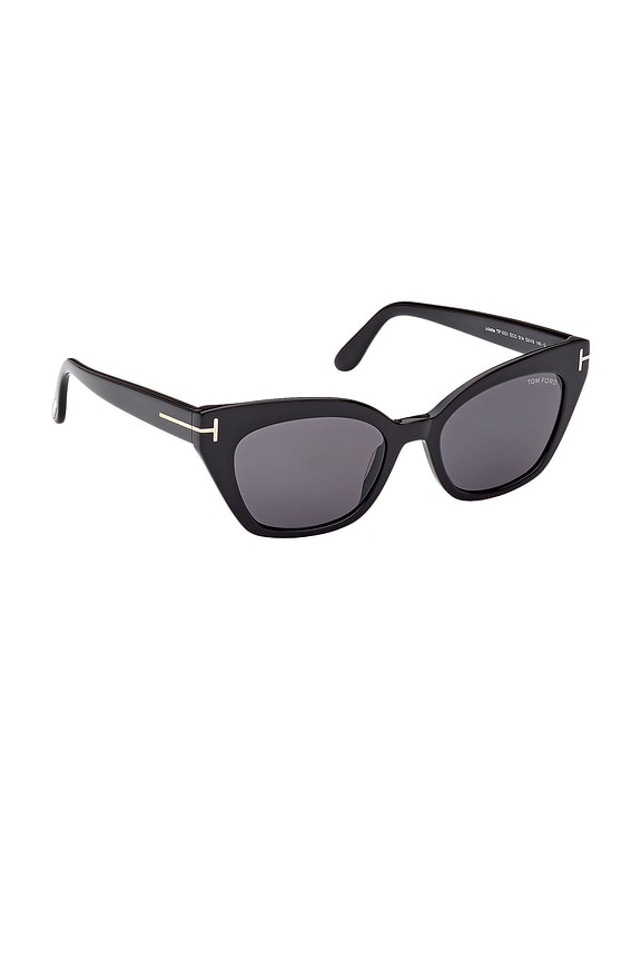 view 2 of 3 Juliette Sunglasses in Shiny Black & Smoke