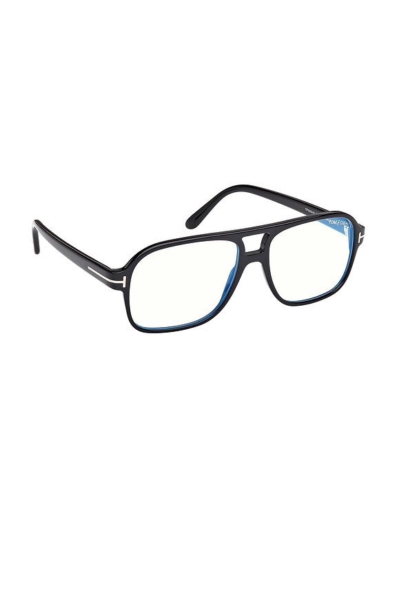 view 2 of 3 GAFAS in Shiny Black & Blue Block