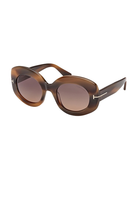 view 2 of 3 GAFAS DE SOL CLAUDETTE in Brown & Red