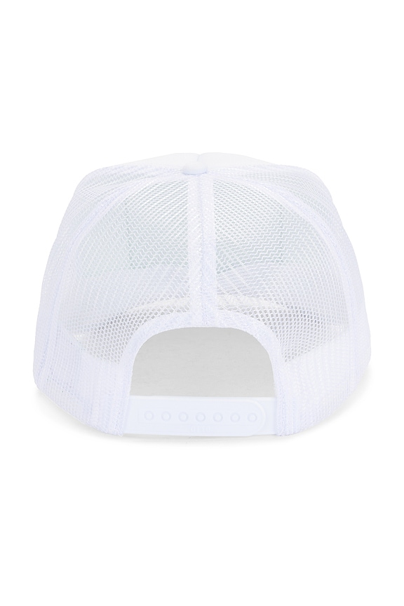 view 2 of 3 Lucky Charm Trucker Hat in White