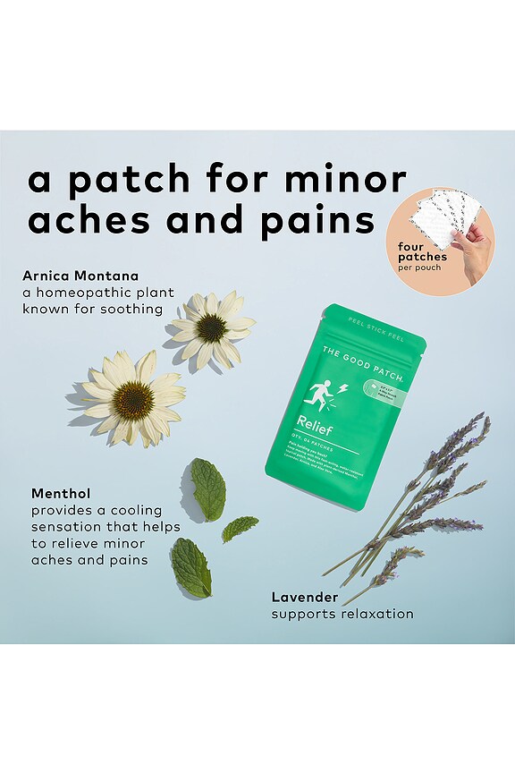 view 2 of 7 PARCHE DE PLANTA DE ALIVIO 4 UNIDADES RELIEF PLANT PATCH in 