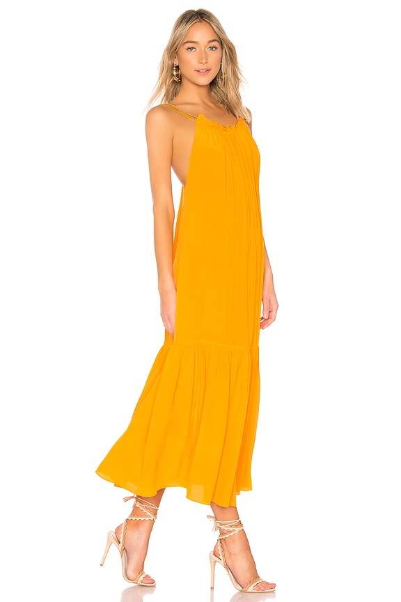 view 2 of 3 Tatyana Dress in Bright Mustard
