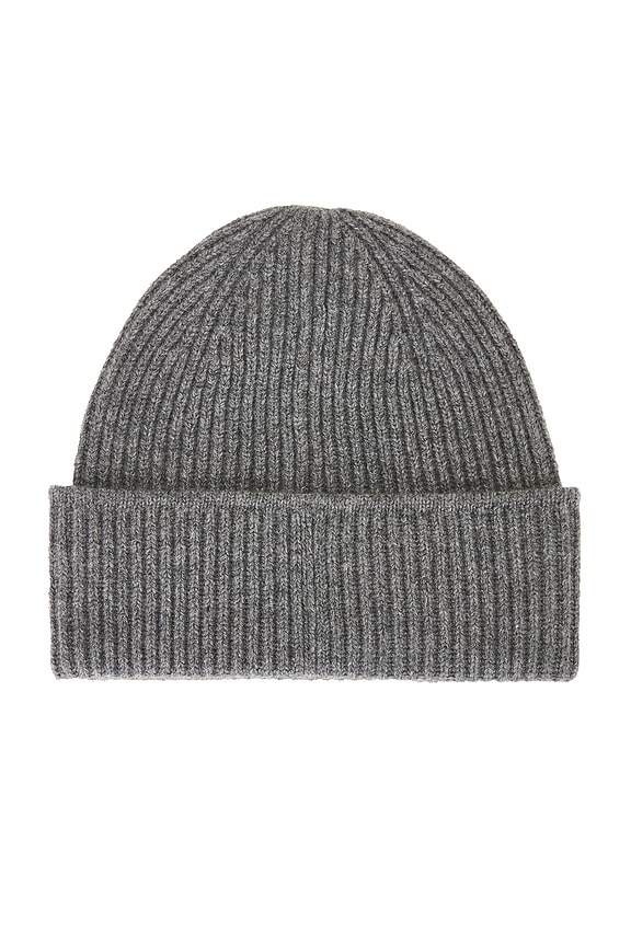 view 2 of 2 Cashmere Beanie in Grey Melange