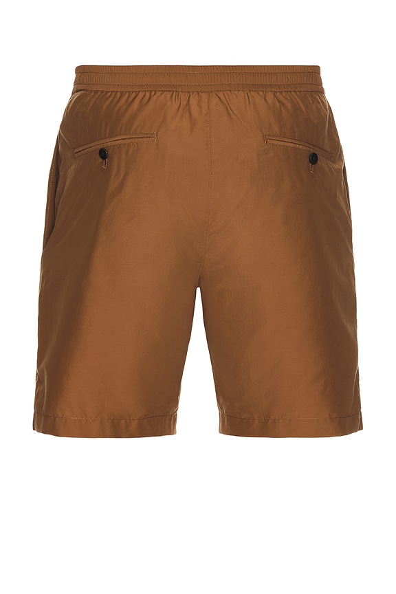 view 2 of 4 Straight Cut Shorts in Deep Tobacco