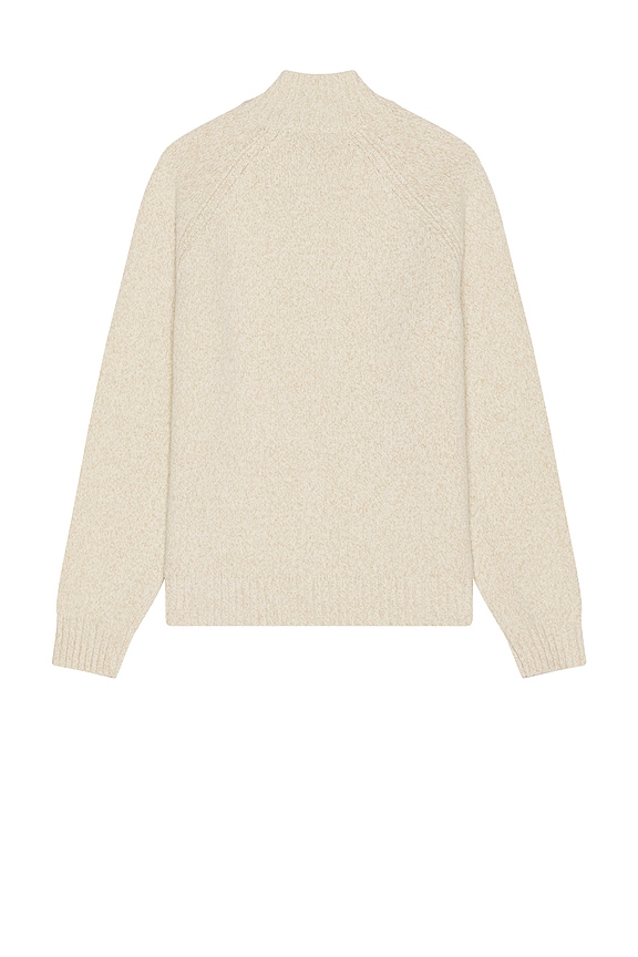 view 2 of 4 Quarter Zip Soft Twist Sweater in Ivory Multi