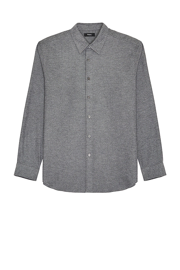 view 1 of 3 Noll NP. Lux Flannel in Medium Grey & Black