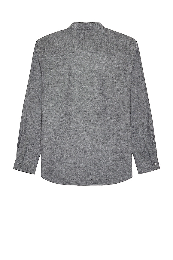 view 2 of 3 Noll NP. Lux Flannel in Medium Grey & Black