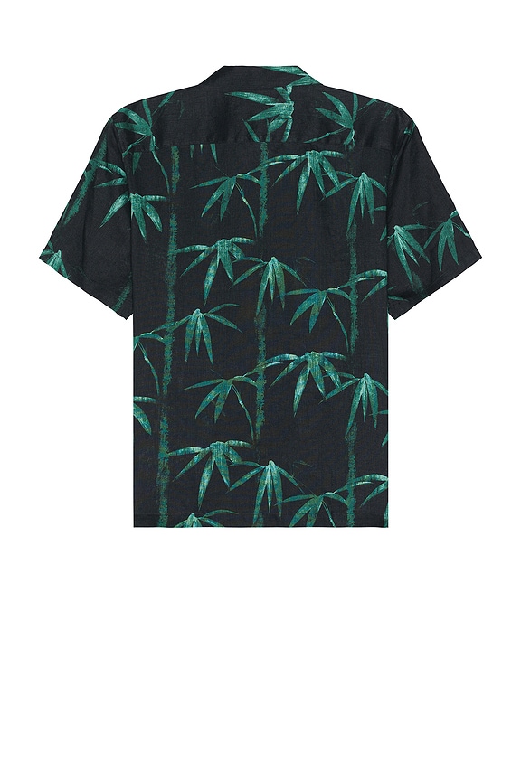 view 2 of 4 Beau Bamboo Shirt in Black & Cypress