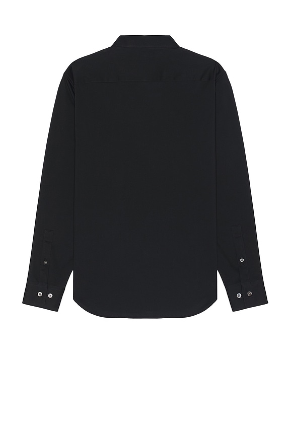 view 2 of 3 Sylvain Structure Knit Shirt in Black