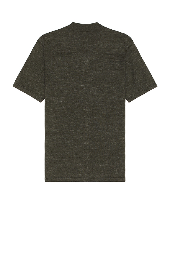 view 2 of 3 Button Down Shirt in Dark Olive