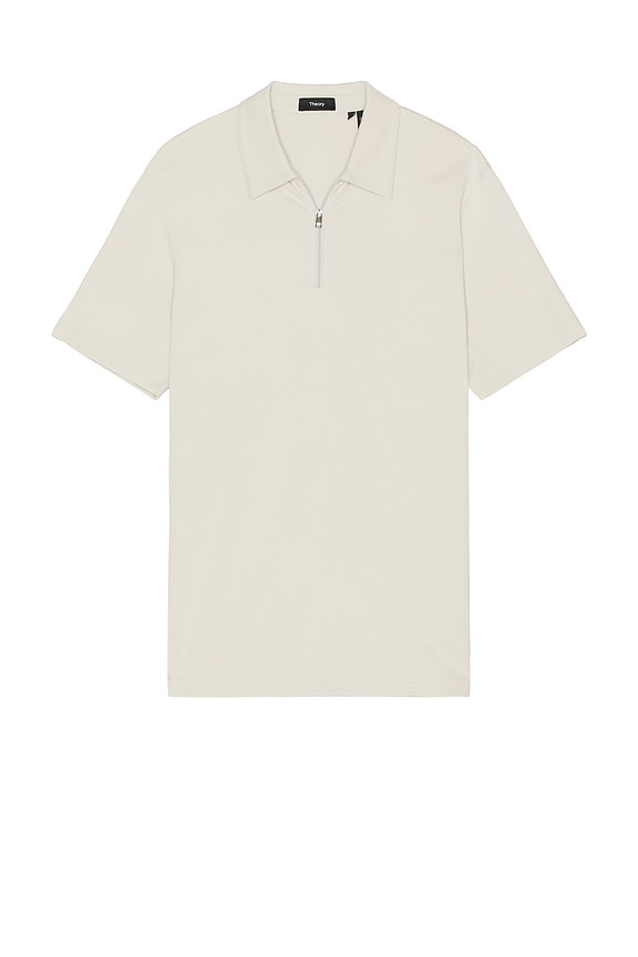 view 1 of 3 Ryder Quarter Zip Polo in Fog