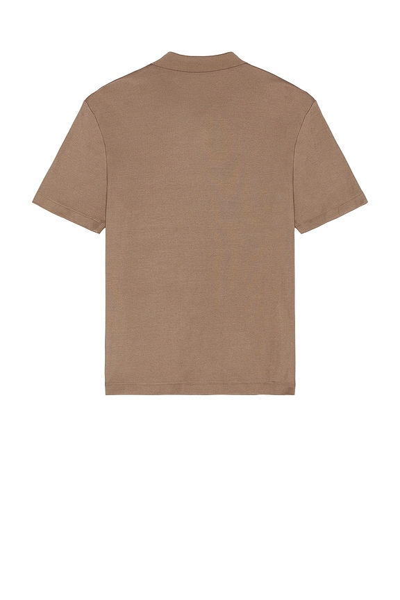 view 2 of 3 Kayser Short Sleeve Polo in Walnut