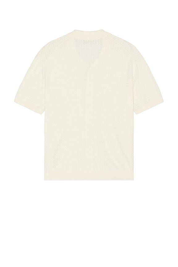 view 2 of 3 CAMISA MANGA CORTA CAIRN in Eggshell