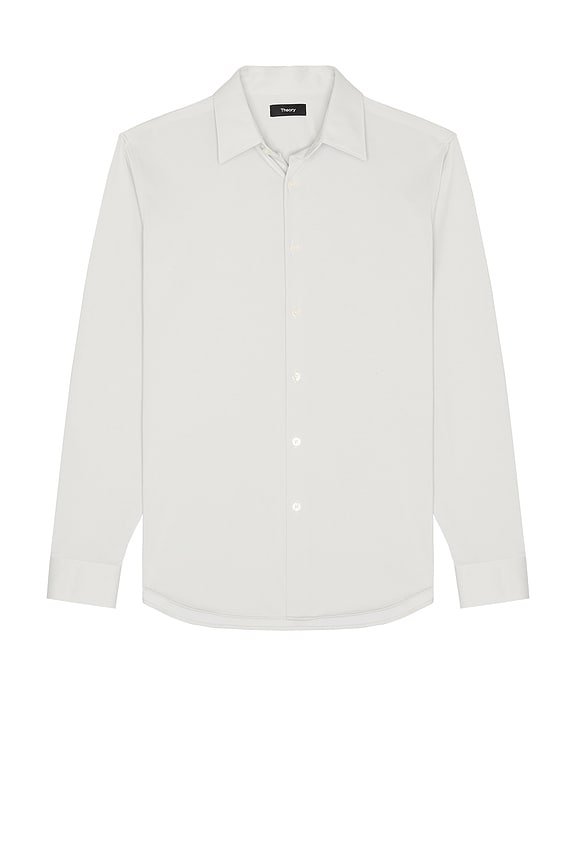 view 1 of 3 Sylvain Structure Knit Shirt in Fog