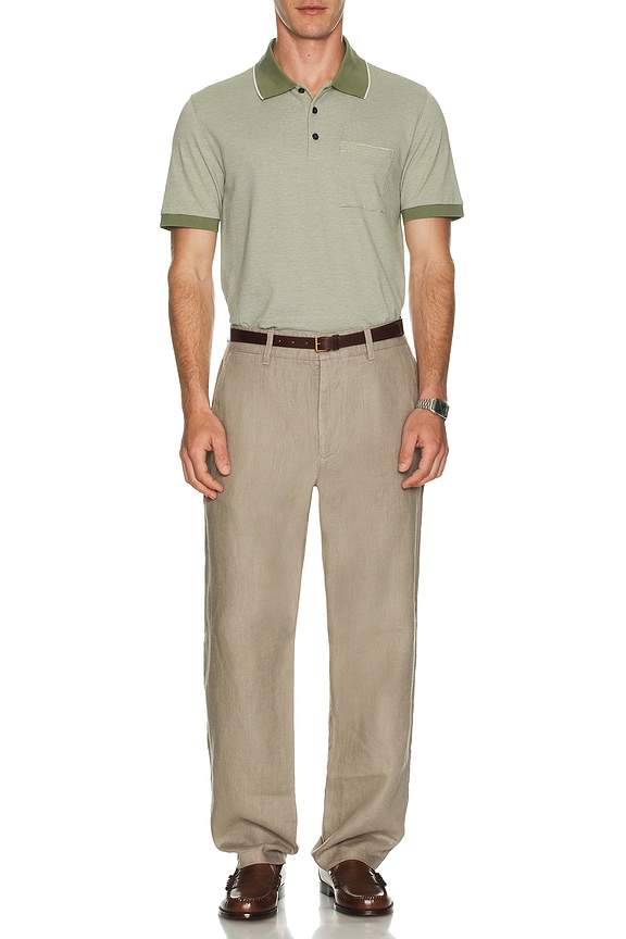 view 2 of 4 Birdseye Polo in Green Multi