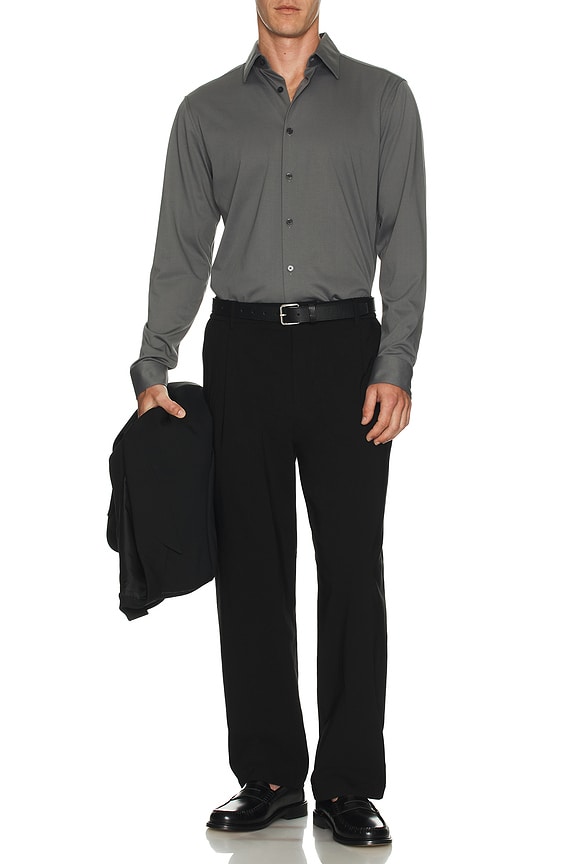 view 2 of 4 Sylvain Long Sleeve Shirt in Carbon