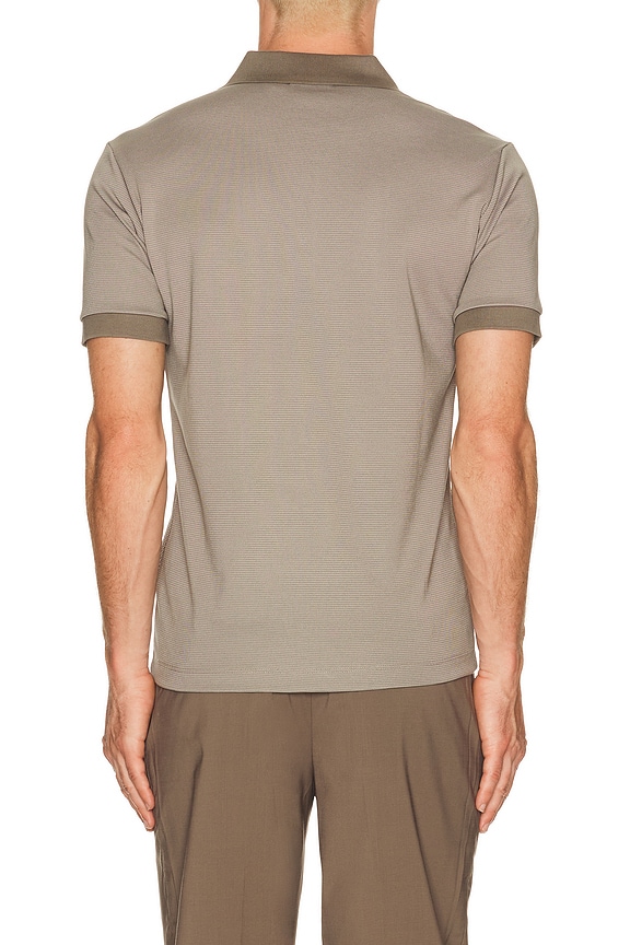 view 2 of 4 Mod Jacquard Geo Polo in Morel Multi