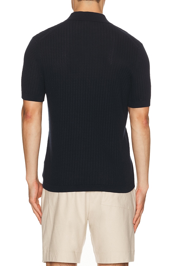 view 2 of 4 Tactile Cotton Polo in Baltic