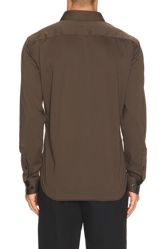 view 2 of 4 Sylvain Structure Shirt in Classic Brown