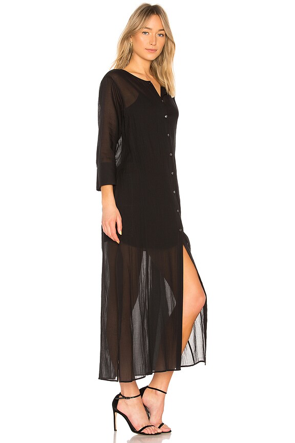 view 2 of 3 Weekend Button Down Dress in Black