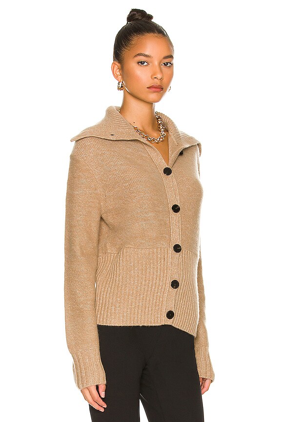 view 2 of 4 GILET in Beige Canvas