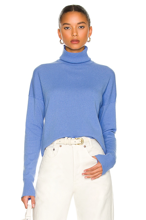 view 1 of 4 Karenia Turtleneck Sweater in Light Azure