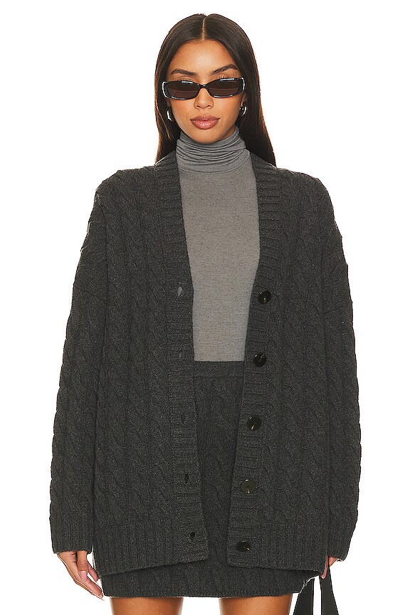 view 2 of 5 カーディガン in Charcoal