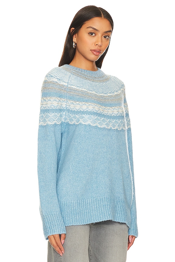 view 2 of 4 FAIR ISLE セーター in Winter Blue Multi