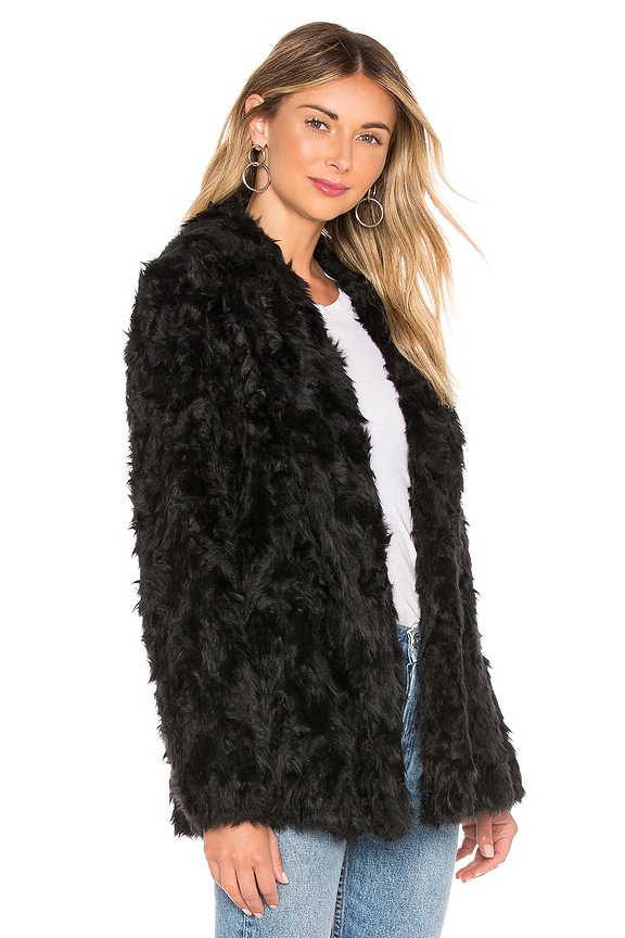 view 2 of 4 Clairene Faux Fur Coat in Black