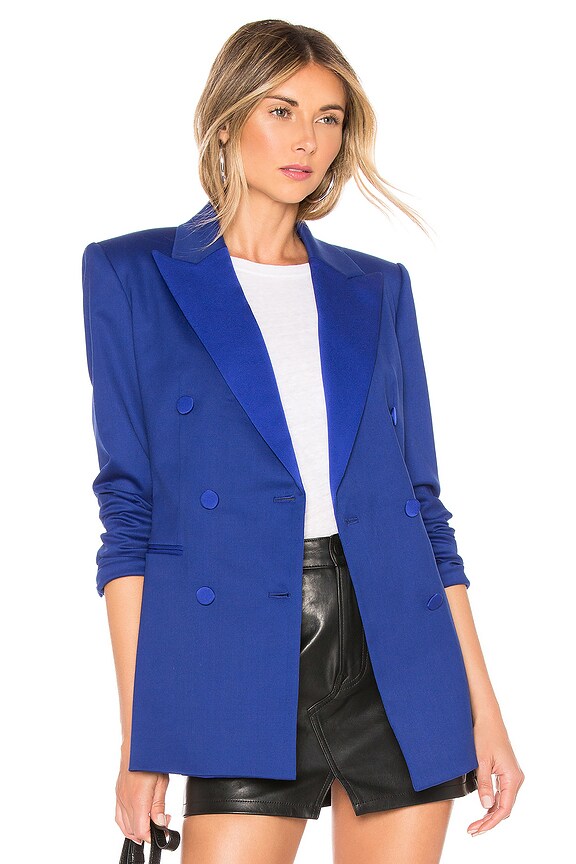 view 1 of 5 Tuxedo Blazer in Cosmic Blue