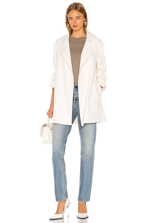 view 1 of 3 Overlay Coat in Ivory