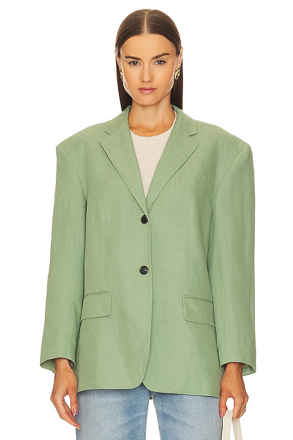 view 2 of 5 CHAMARRA OVERSIZE ESTILO BOXY GALENA in Leaf