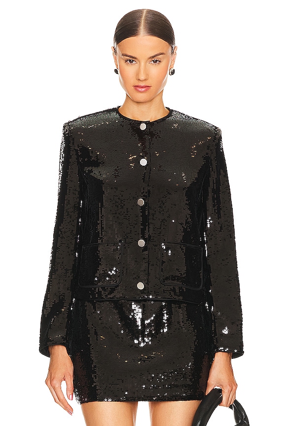 view 2 of 6 Pocket Cropped Jacket in Black