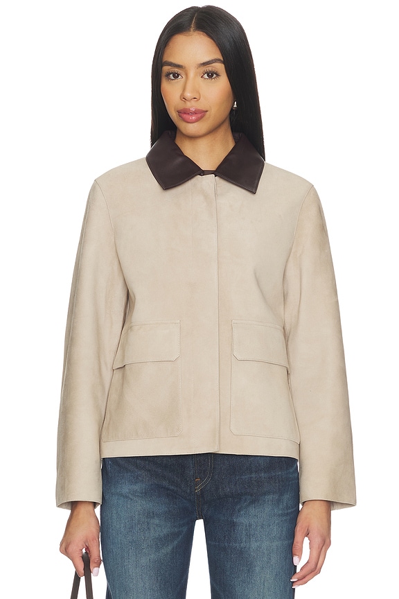 view 2 of 5 Patch Boxy Jacket in Tan