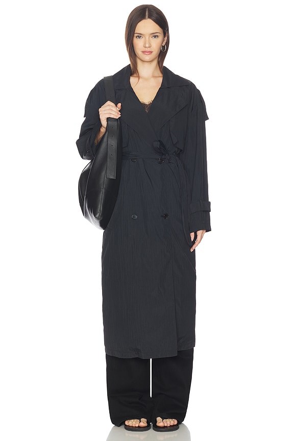 view 2 of 4 Airy Trench in Black