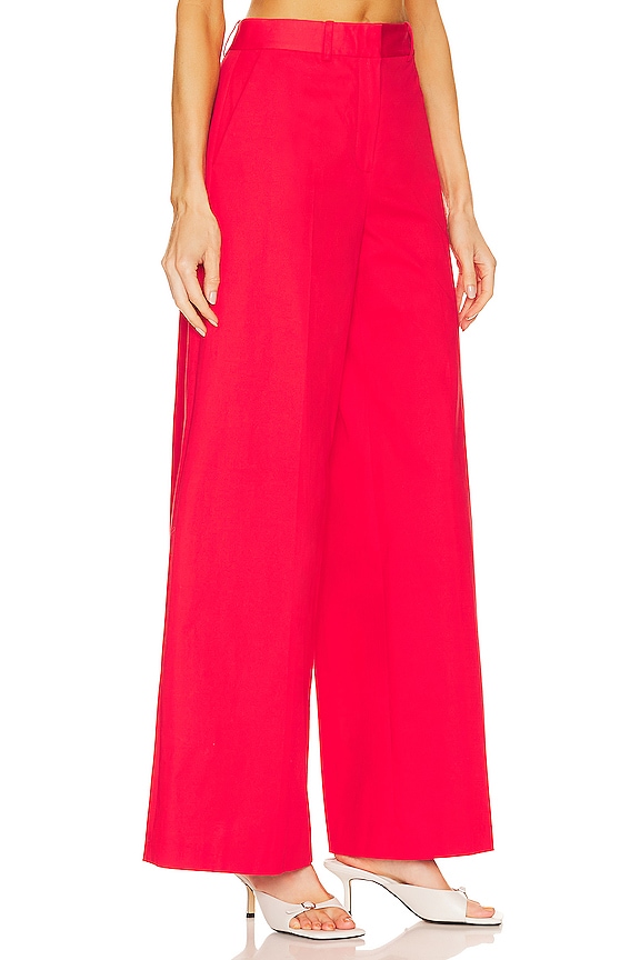 view 2 of 4 High Waist Wide Trouser in Grenadine