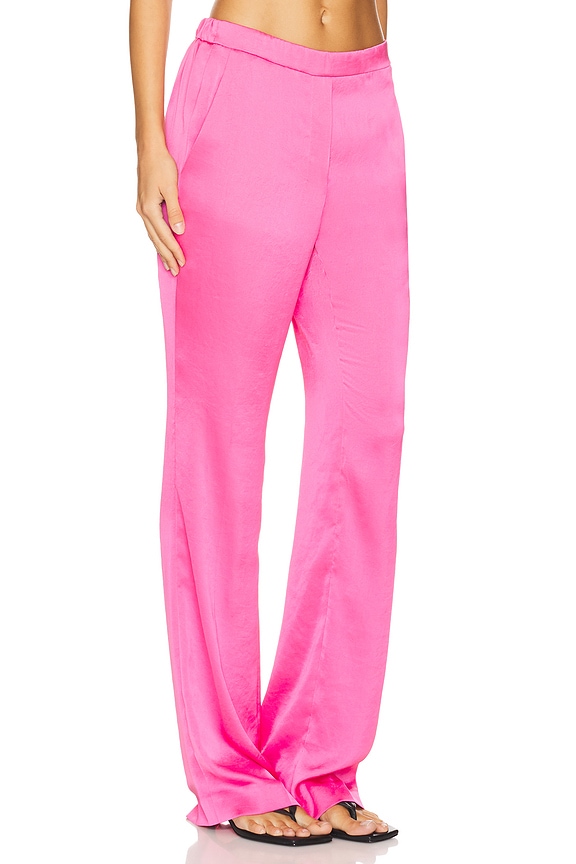 view 2 of 6 Slim Pull On Pant in Pink Azalea