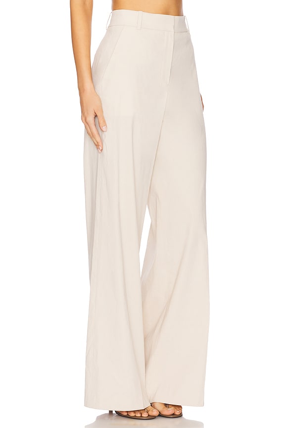 view 2 of 6 БРЮКИ С ВЫСОКИМ ПОЯСОМ in Straw