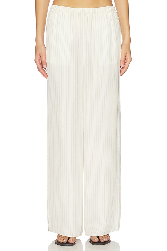 view 1 of 6 Slit Pant in Rice Multi