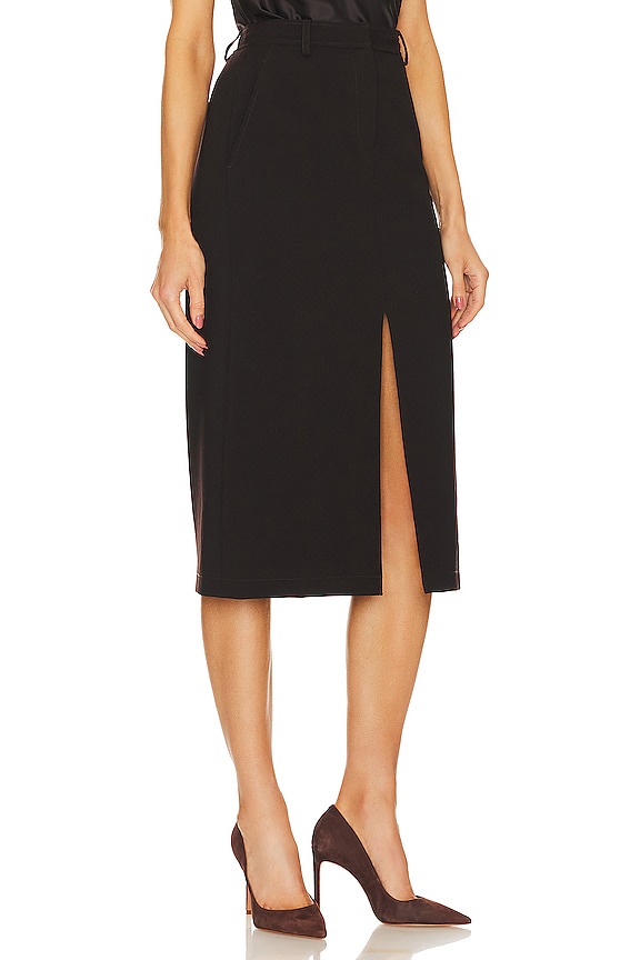 view 2 of 4 Midi Trouser Skirt in Mink