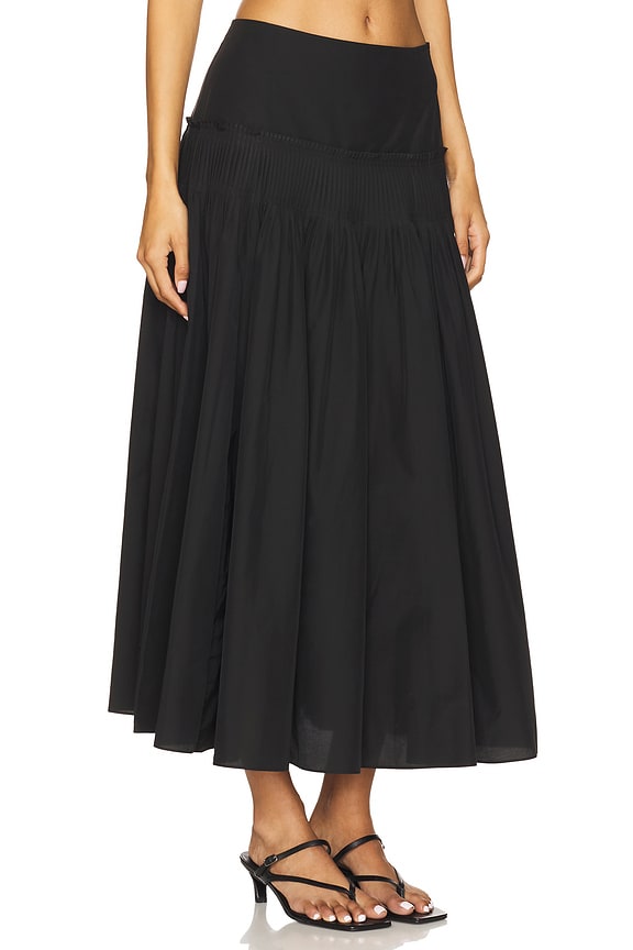 view 2 of 6 Accordion Skirt in Black