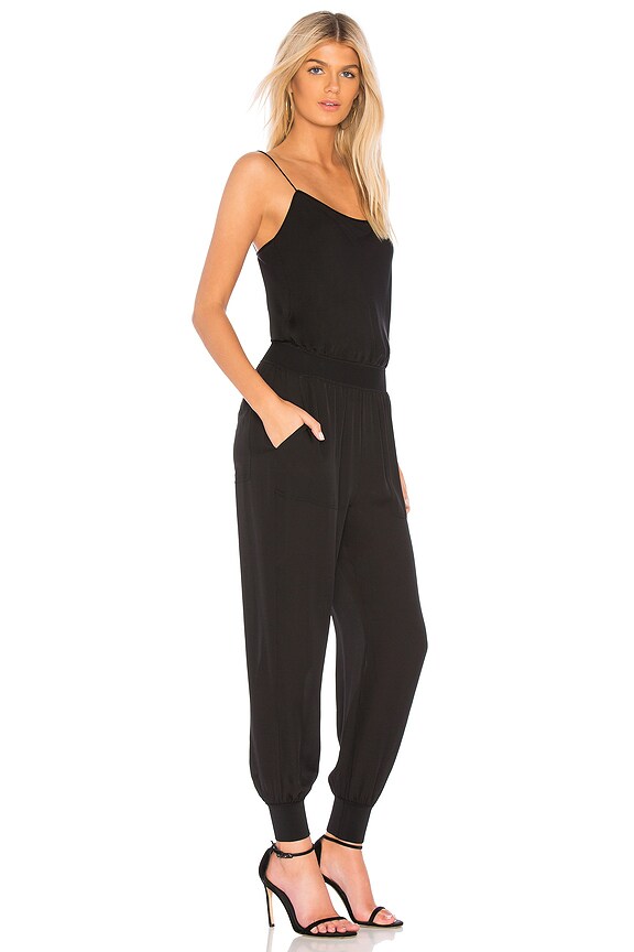 view 2 of 3 Silk Romper in Black