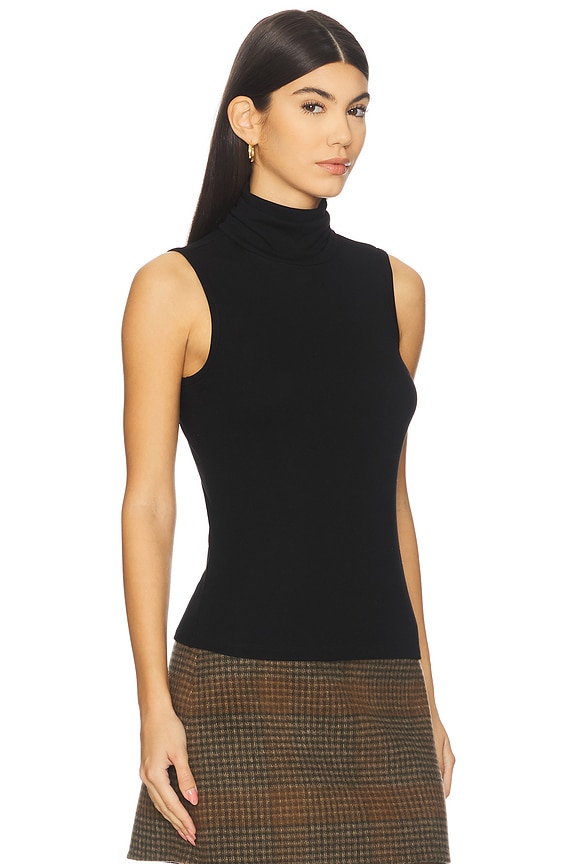 view 2 of 4 Wendel Ribbed Top in Black