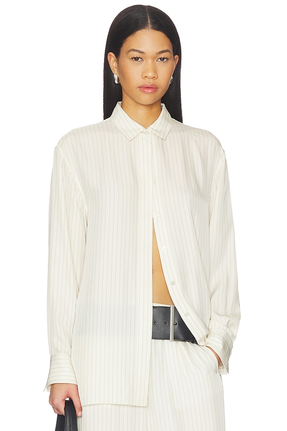 view 1 of 6 Hi Low Flou Shirt in Rice Multi