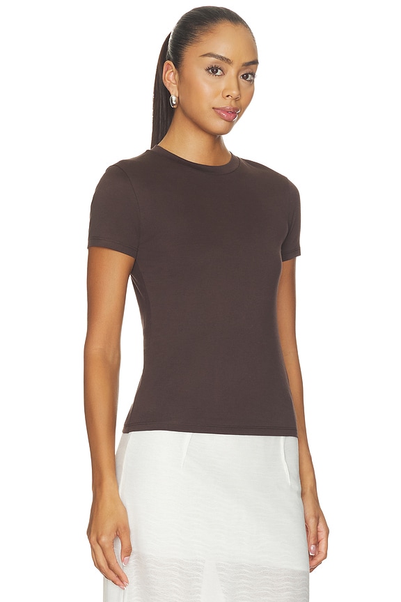 view 2 of 4 Tiny Apex Tee in Cacao