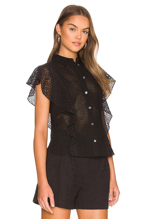 view 2 of 4 ТОП RUFFLE in Black