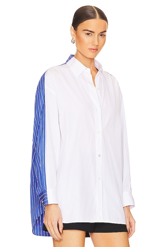 view 2 of 4 Shirt Combo in White & Bright Blue Multi