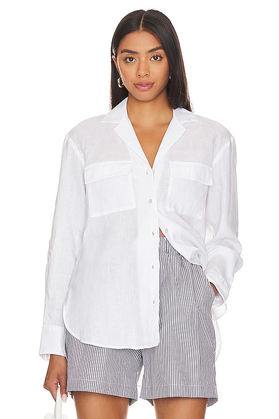 view 1 of 4 Notch Shirt Relaxed in White