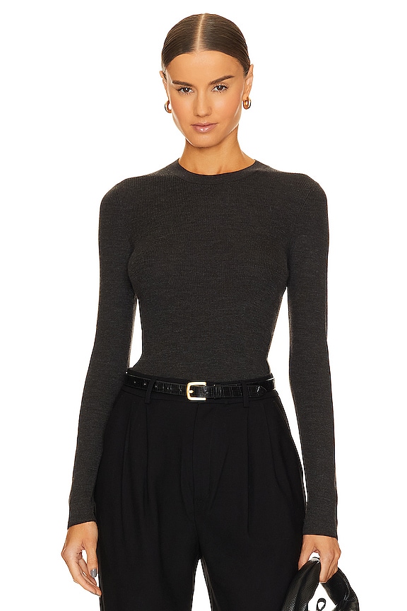 view 1 of 4 T-SHIRT MIRZI REGA in Mink & Dark Charcoal